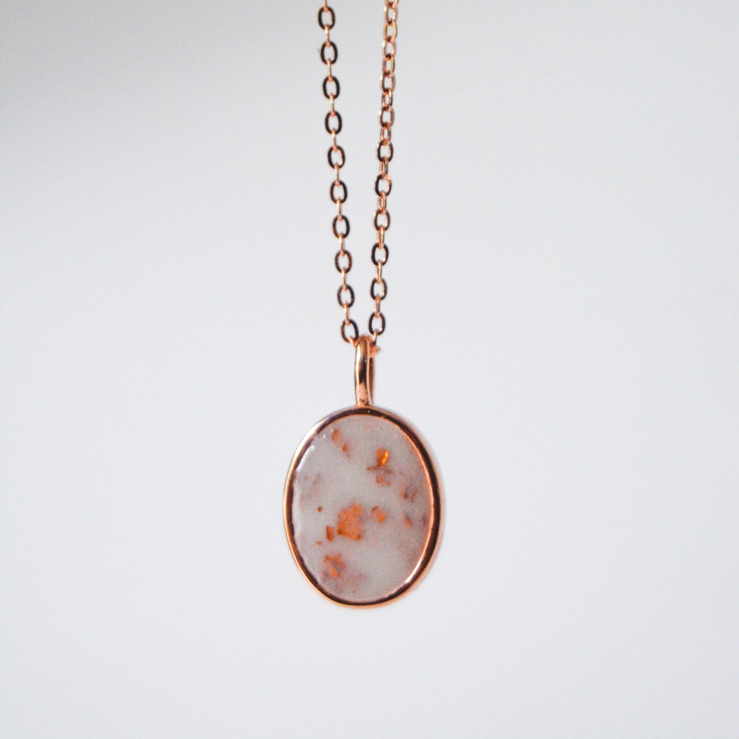 Oval Pendant Necklace