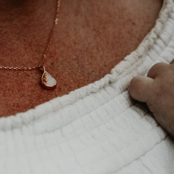 Teardrop Pendant Necklace