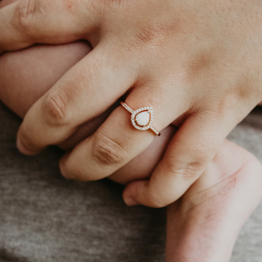 Timeless Teardrop Ring